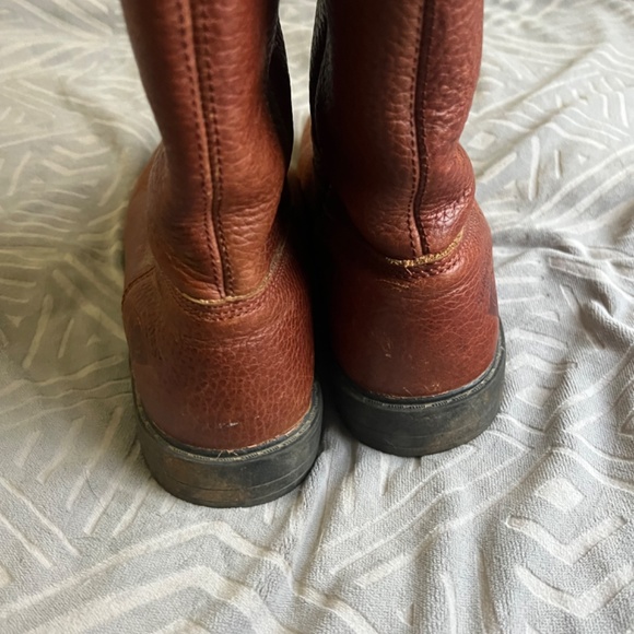 Men’s leather steel toe rounded toe boot main image 2